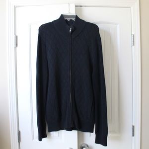 Banana Republic Cardigan/Jacket Navy Blue Large
